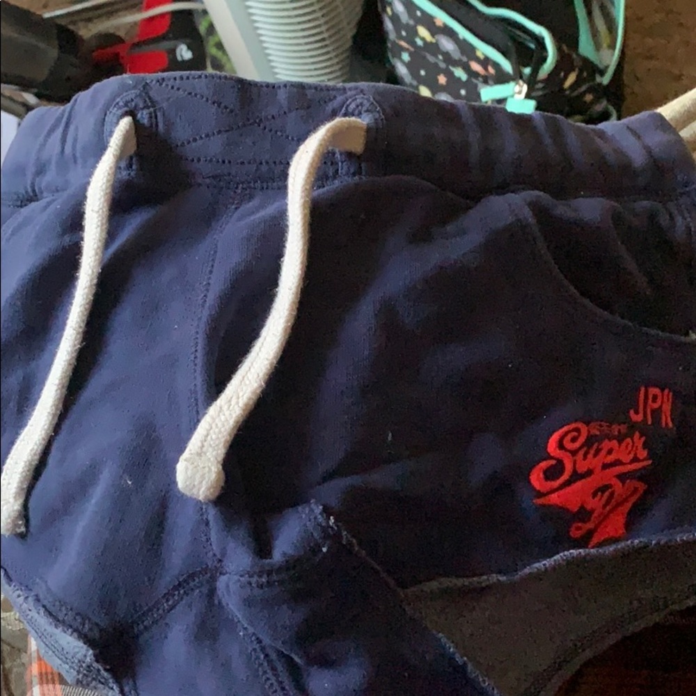 Blue shorts